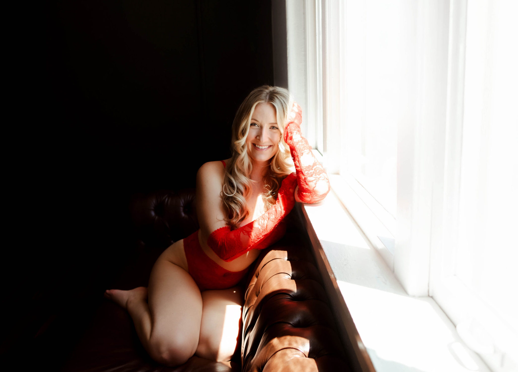 Behind the scenes of a boudoir photography session at BB Boudoir in Loveland Colorado